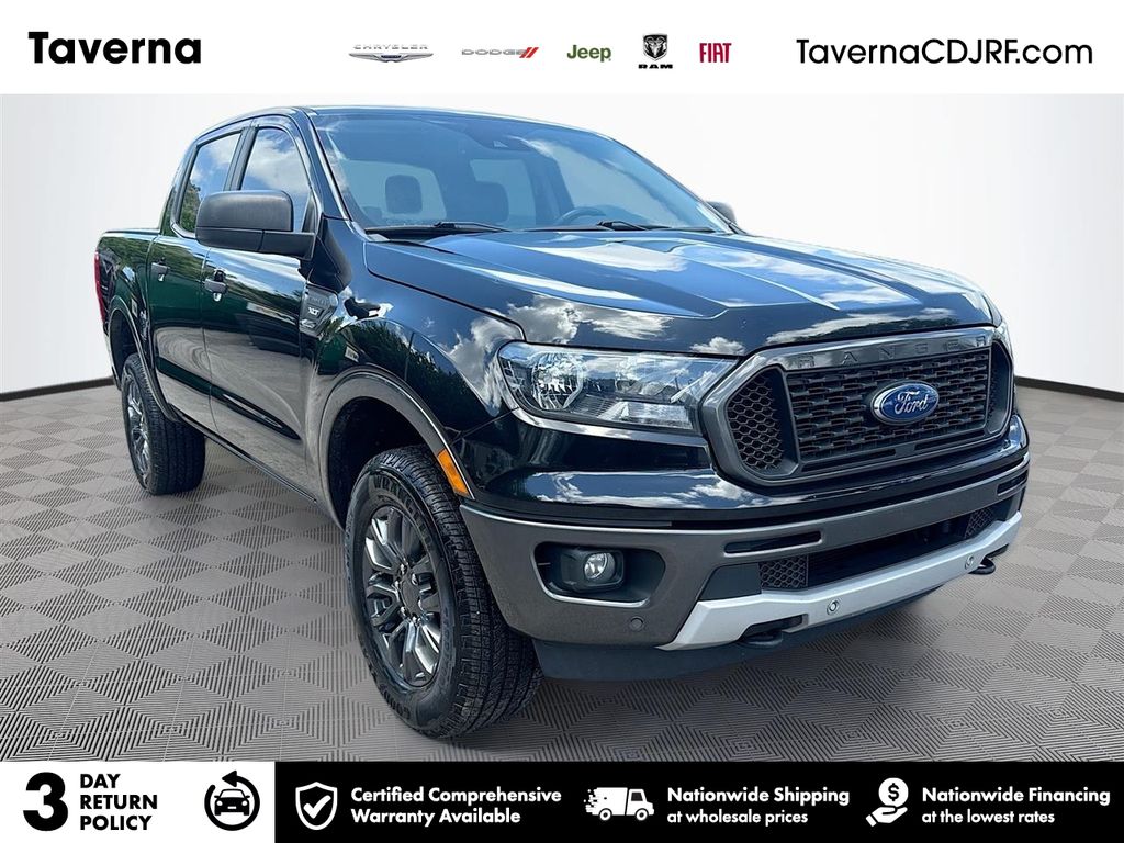 Shadow Black 2019 Ford Ranger XLT SuperCrew RWD Pickup Truck 4X2 Automatic