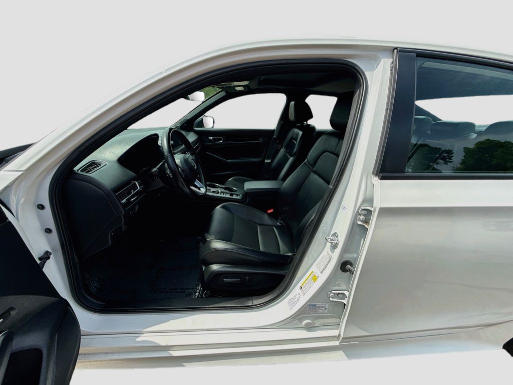 2025 Honda Civic Hybrid Sport Touring White at AutoSavvy Houston Southwest