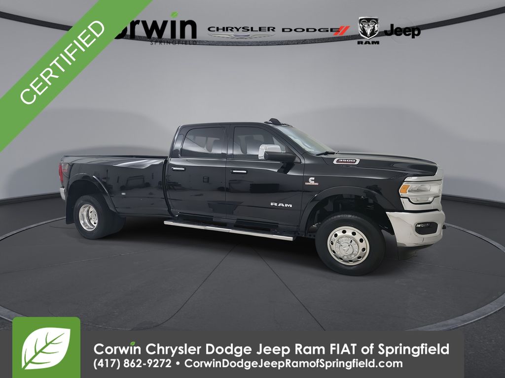 Diamond Black Crystal Pearlcoat 2021 RAM 3500 Pickup Truck Four-Wheel Drive 6-Speed Automatic