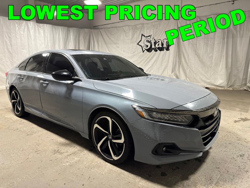 Still Night Pearl 2021 Honda Accord Sedan Front-Wheel Drive Automatic