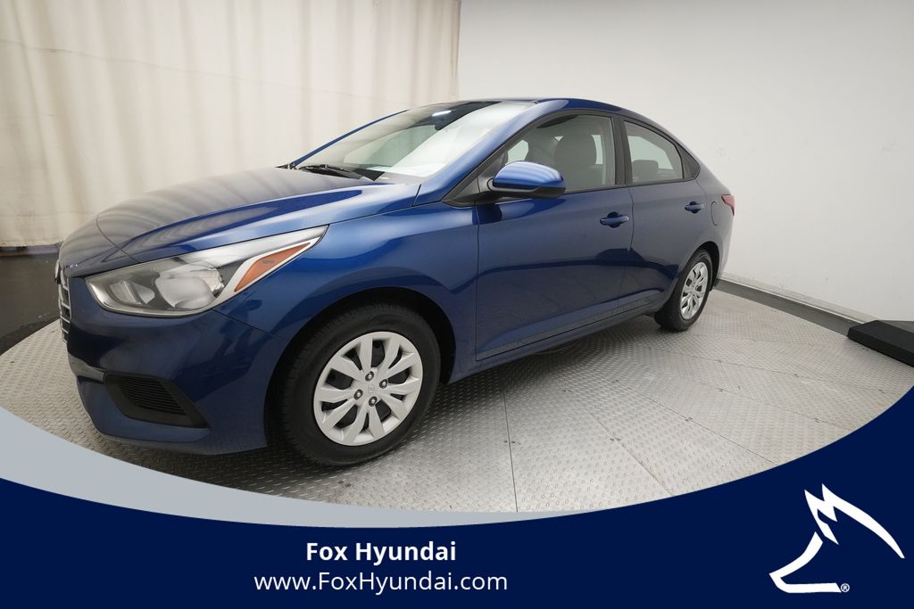 Admiral Blue Pearl 2022 Hyundai Accent SE FWD Sedan Front-Wheel Drive Continuously Variable Transmission