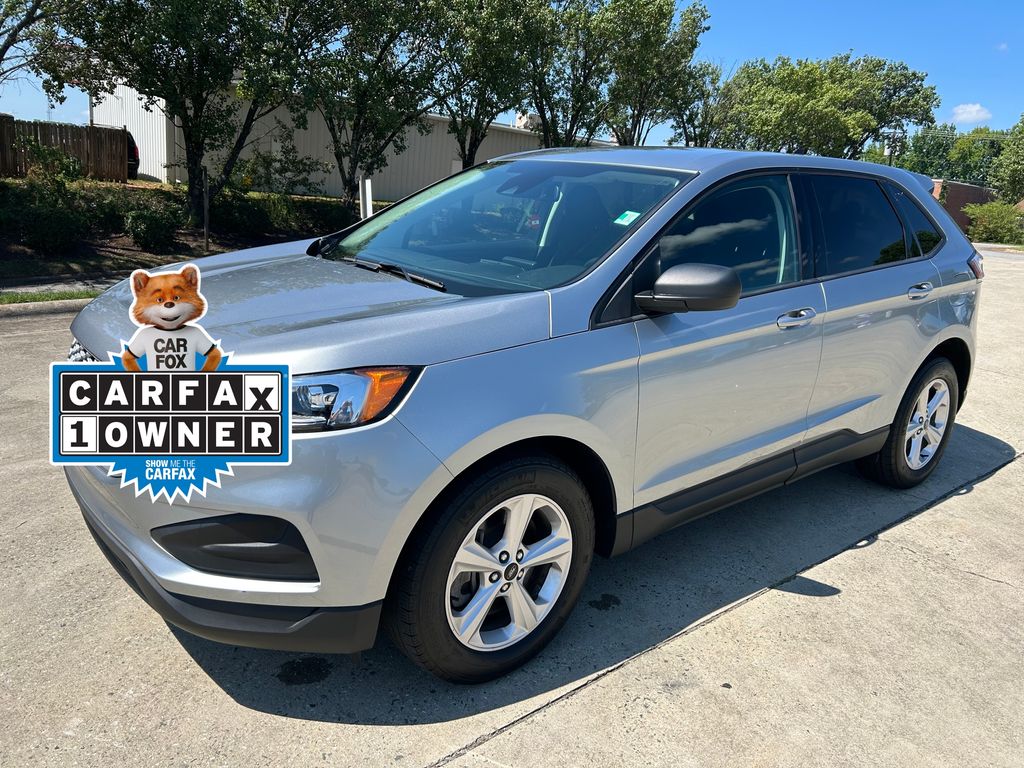 Iconic Silver Metallic 2024 Ford Edge SUV / Crossover All-Wheel Drive 8-Speed Automatic