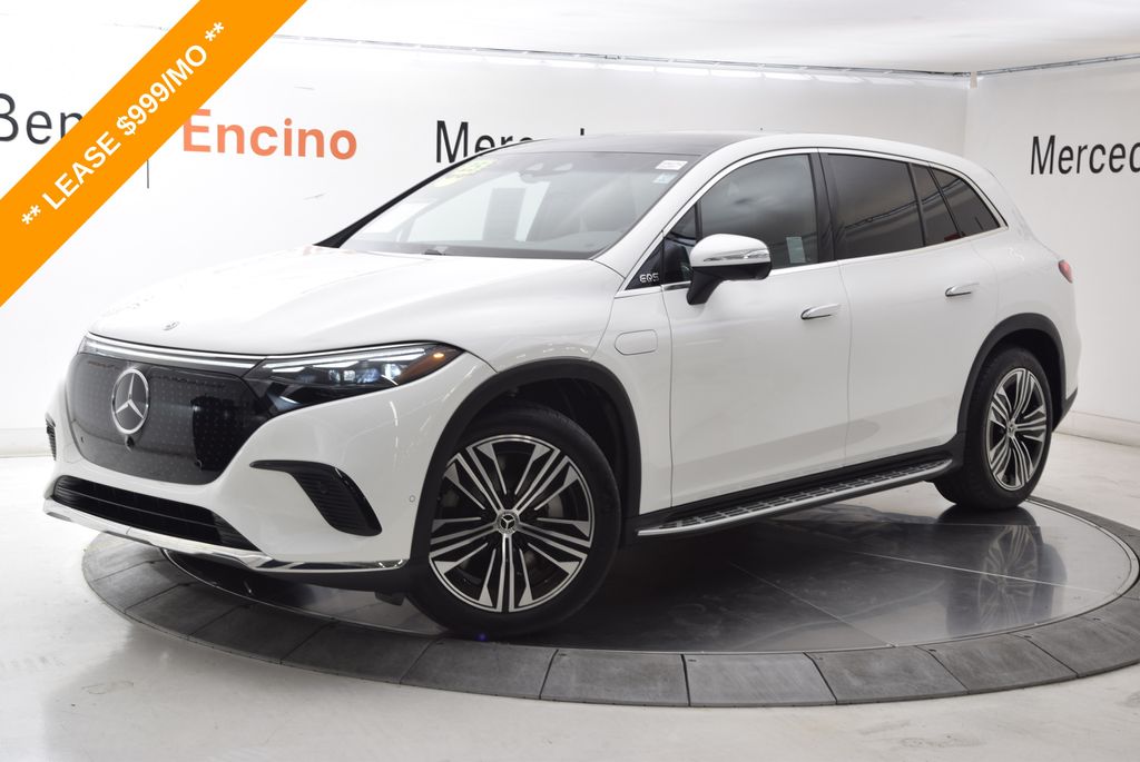 Polar White 2025 Mercedes-Benz EQS SUV 450+ RWD SUV / Crossover Rear-Wheel Drive 1-Speed Automatic