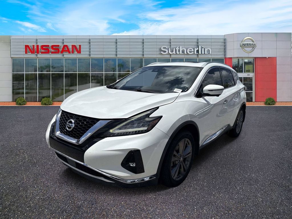 Pearl White 2019 Nissan Murano SUV / Crossover Front-Wheel Drive Continuously Variable Transmission
