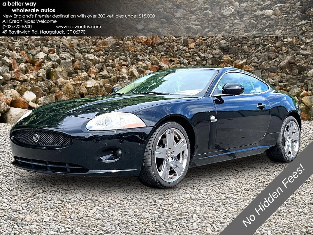 Black 2009 Jaguar XK-Series Coupe Rear-Wheel Drive 6-Speed Automatic Overdrive