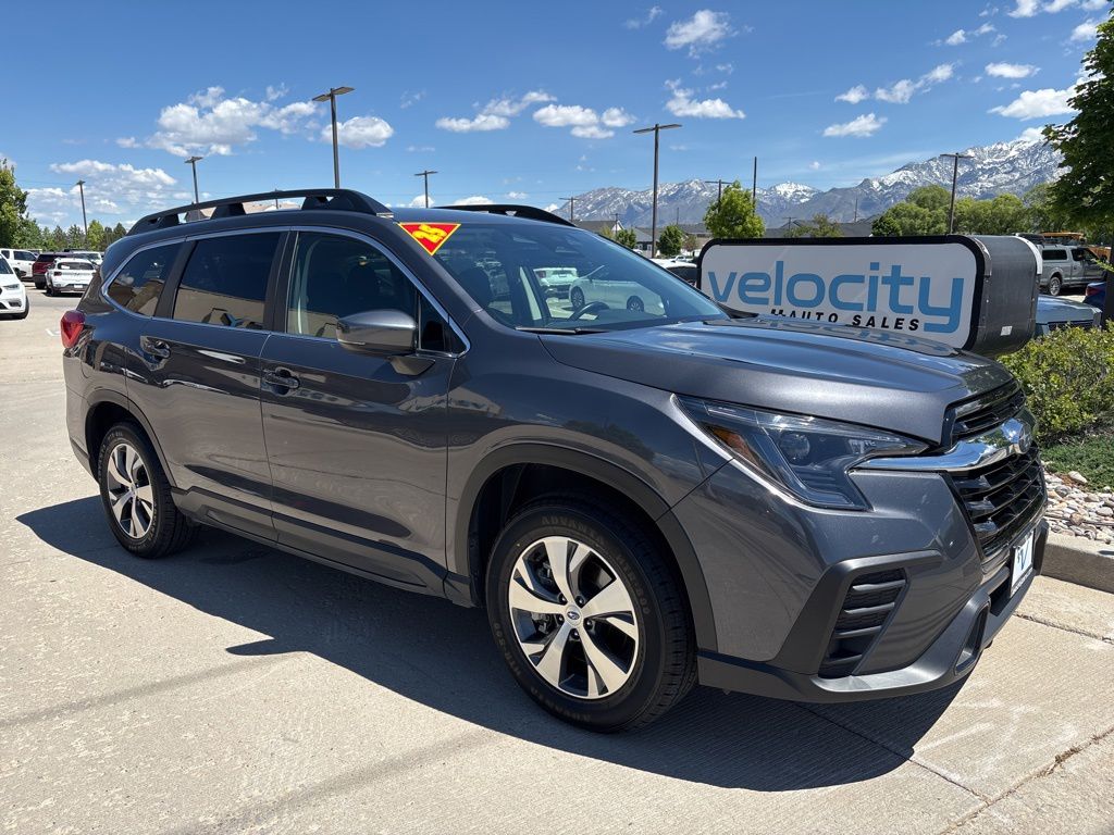 Magnetite Gray Metallic 2025 Subaru Ascent Premium 7-Passenger AWD SUV / Crossover All-Wheel Drive Continuously Variable Transmission