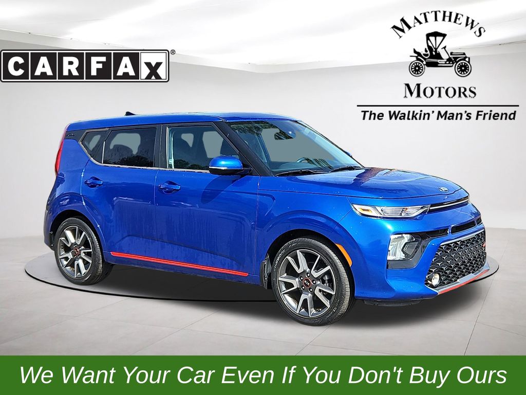 Neptune Blue 2021 Kia Soul GT-Line FWD SUV / Crossover Front-Wheel Drive Continuously Variable Transmission