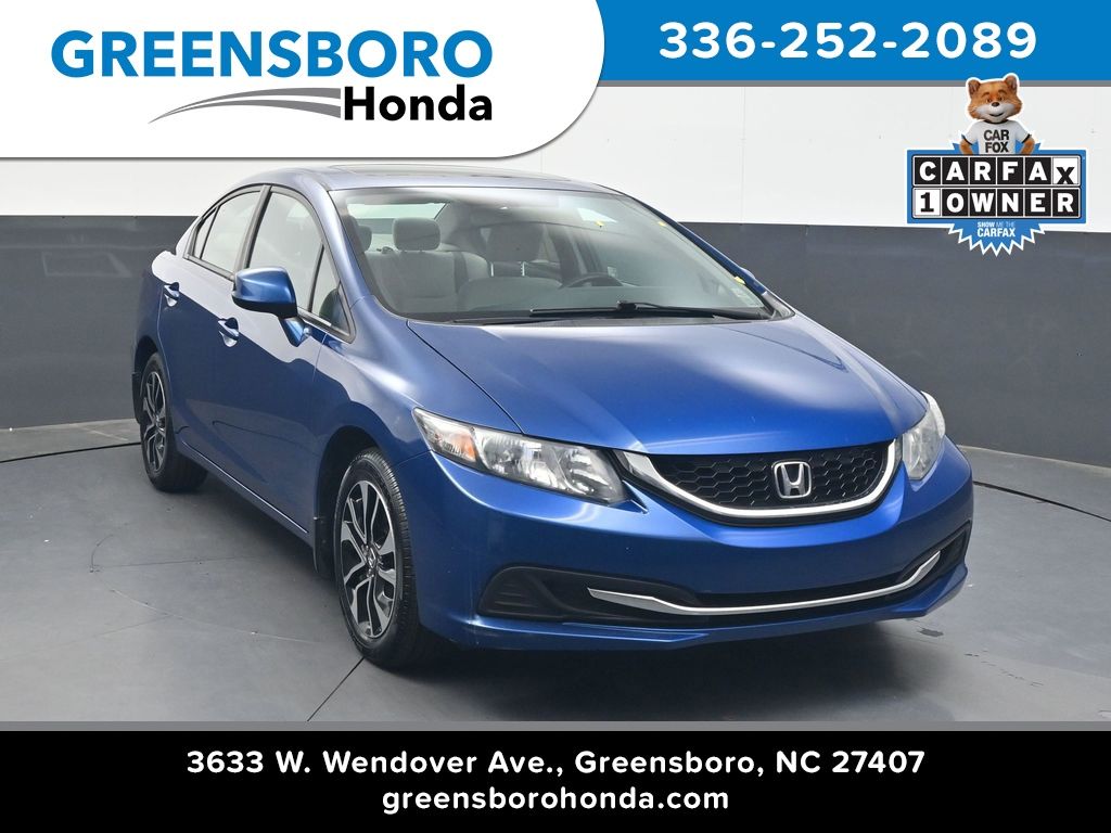 Cool Mist Metallic 2013 Honda Civic Sedan Front-Wheel Drive 5-Speed Automatic