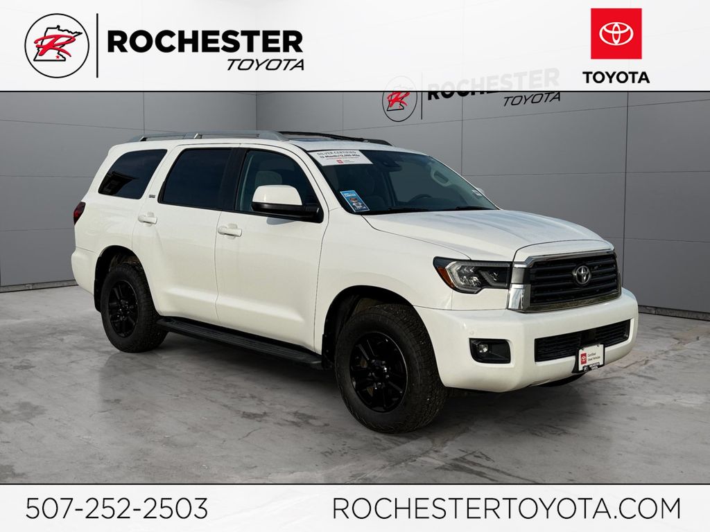 Super White 2019 Toyota Sequoia SUV / Crossover Four-Wheel Drive 6-Speed Automatic