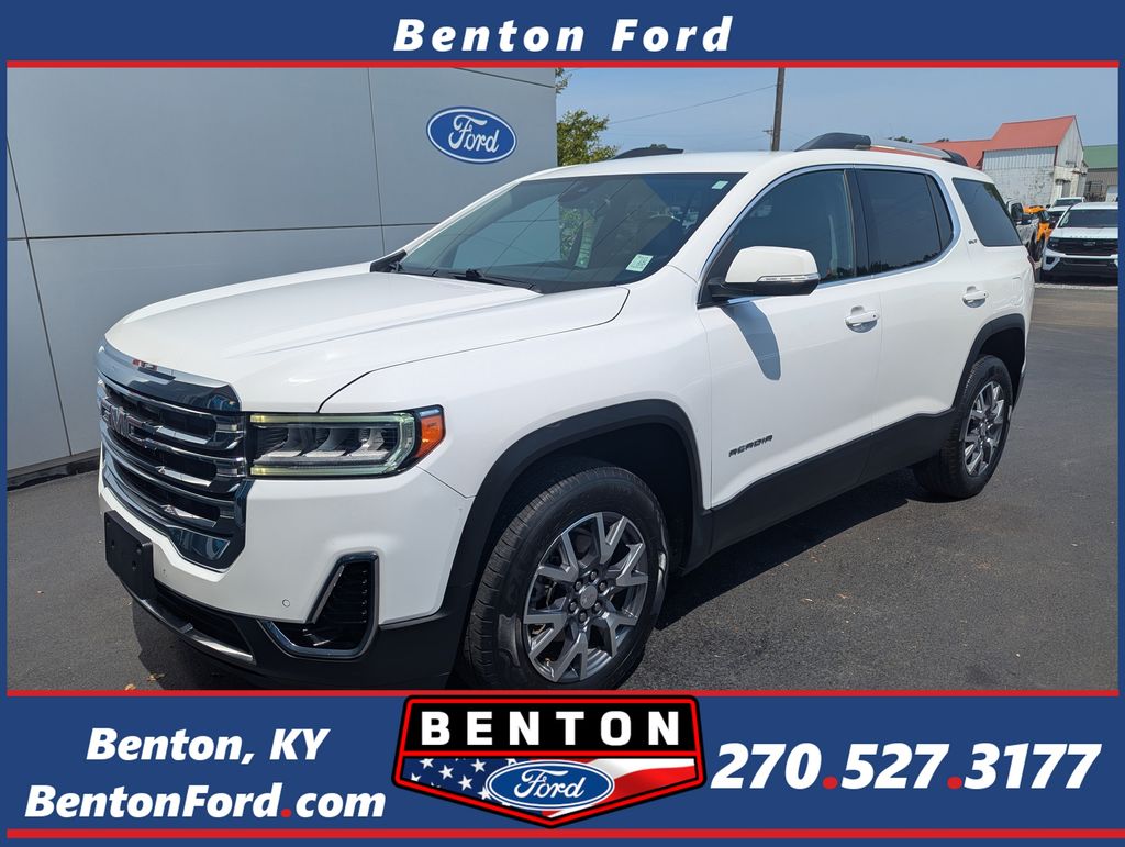 Summit White 2023 GMC Acadia SUV / Crossover Front-Wheel Drive 9-Speed Automatic