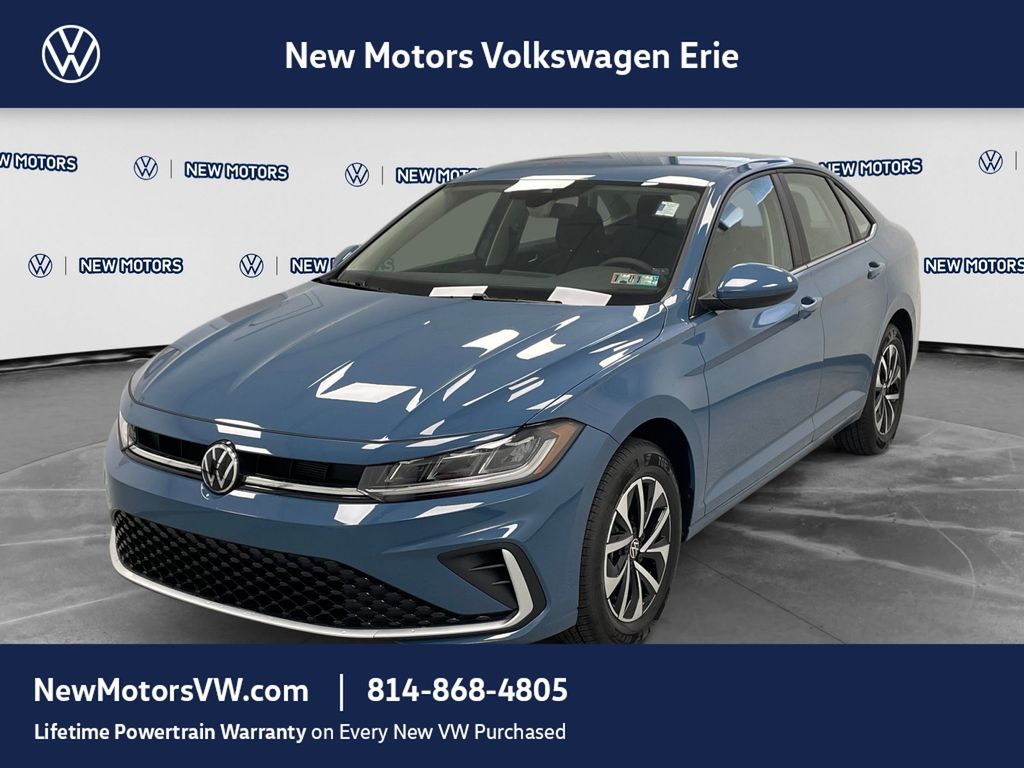 Blue 2026 Volkswagen Jetta Sedan Front-Wheel Drive 8-Speed Automatic