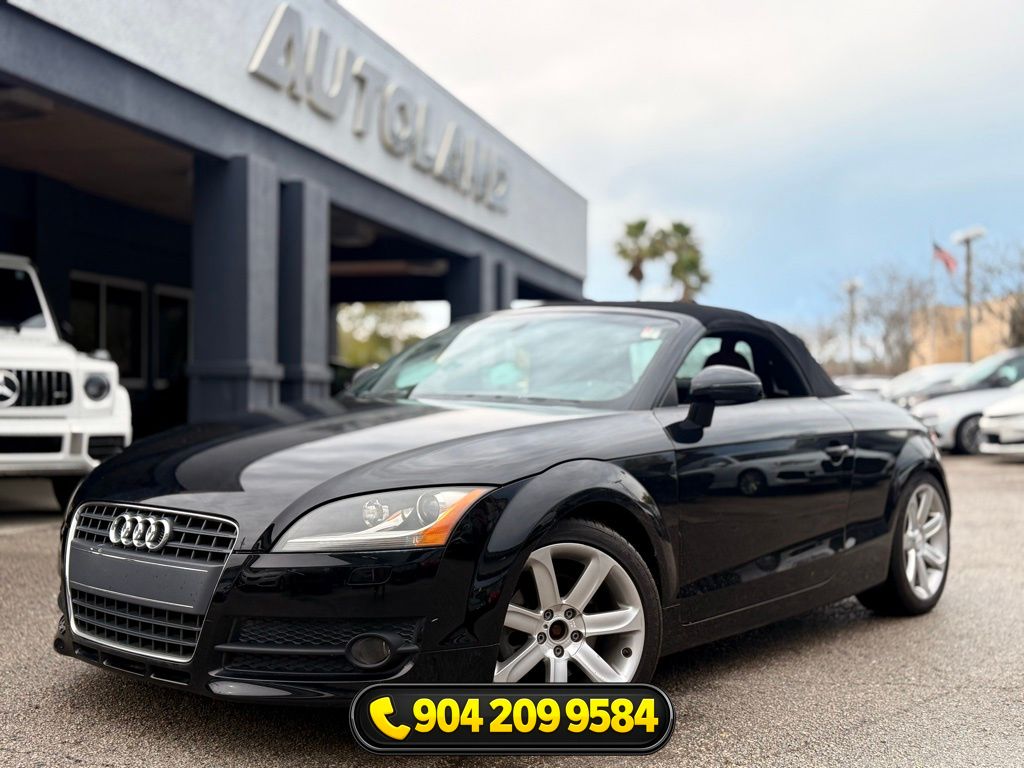 Brilliant Black/Black Roof 2008 Audi TT 2.0T Roadster FWD Convertible Front-Wheel Drive 6-Speed Automatic