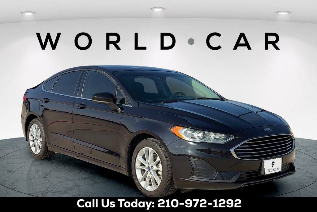 Black Metallic 2020 Ford Fusion Sedan Front-Wheel Drive 6-Speed Automatic