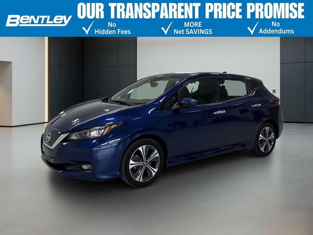 Deep Blue Pearl 2020 Nissan LEAF SL Plus FWD Hatchback Front-Wheel Drive Automatic