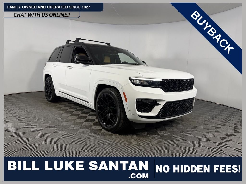 Bright White Clearcoat 2023 Jeep Grand Cherokee 4xe Summit Reserve 4WD SUV / Crossover Four-Wheel Drive 8-Speed Automatic