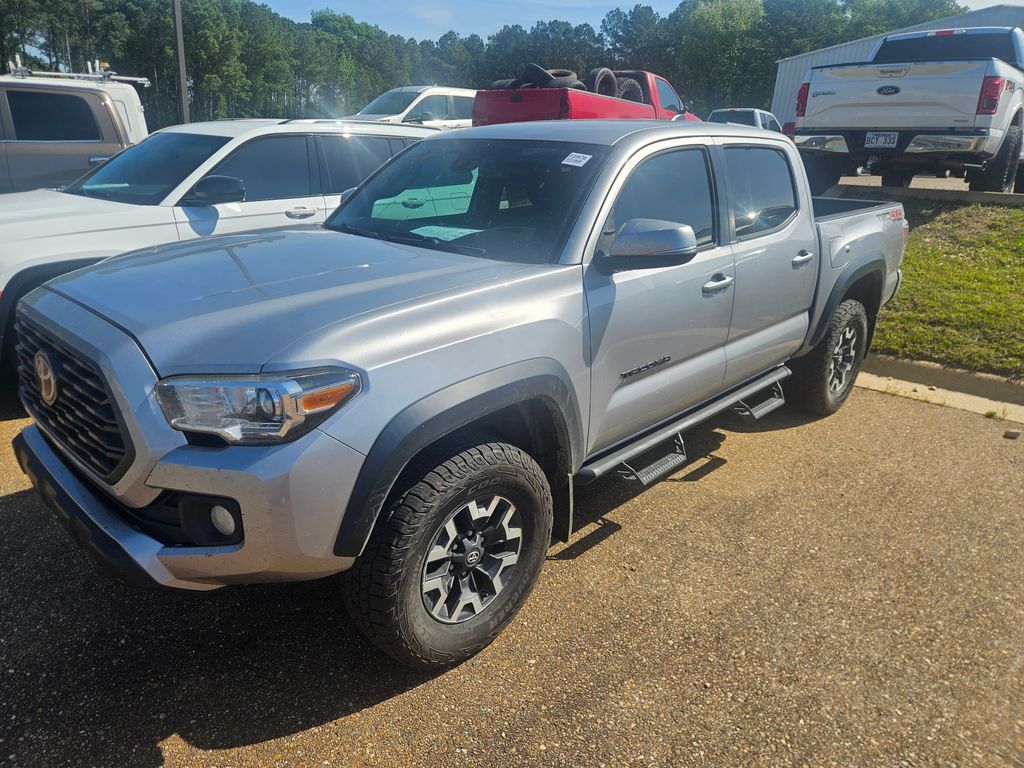 Silver Sky Metallic 2020 Toyota Tacoma TRD Off Road Double Cab 4WD Pickup Truck Four-Wheel Drive 6-Speed Automatic