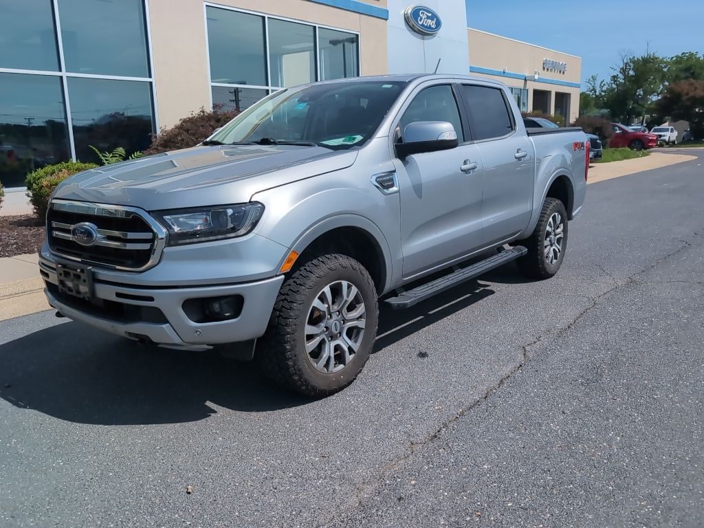 Iconic Silver Metallic 2021 Ford Ranger Pickup Truck Four-Wheel Drive Automatic