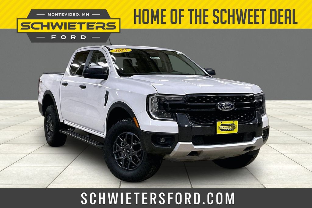 Oxford White 2025 Ford Ranger Pickup Truck Four-Wheel Drive Automatic