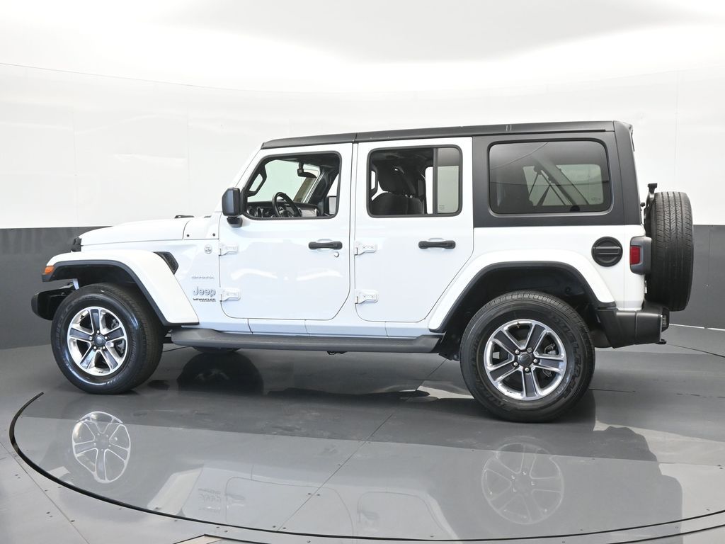 Used 2020 Jeep Wrangler Unlimited Sahara with VIN 1C4HJXEN6LW164352 for sale in Miami, FL