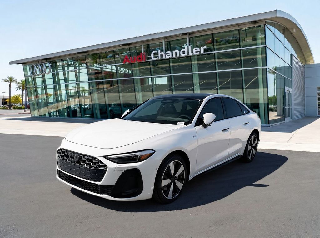Glacier White Metallic 2026 Audi A5 Sedan All-Wheel Drive 7-Speed Automatic