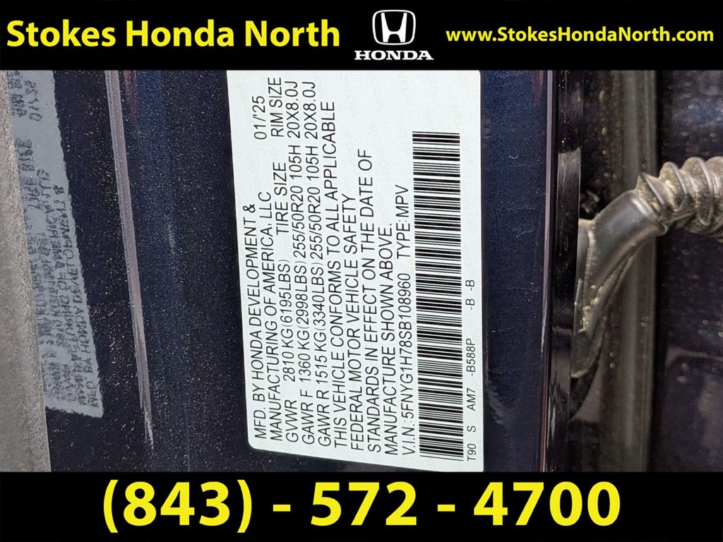 2025 Honda Pilot Touring Blue at Stokes Honda North