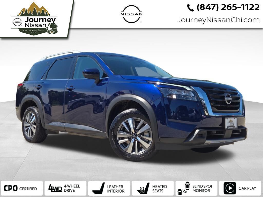 Deep Ocean Blue Pearl 2025 Nissan Pathfinder SUV / Crossover All-Wheel Drive 9-Speed Automatic
