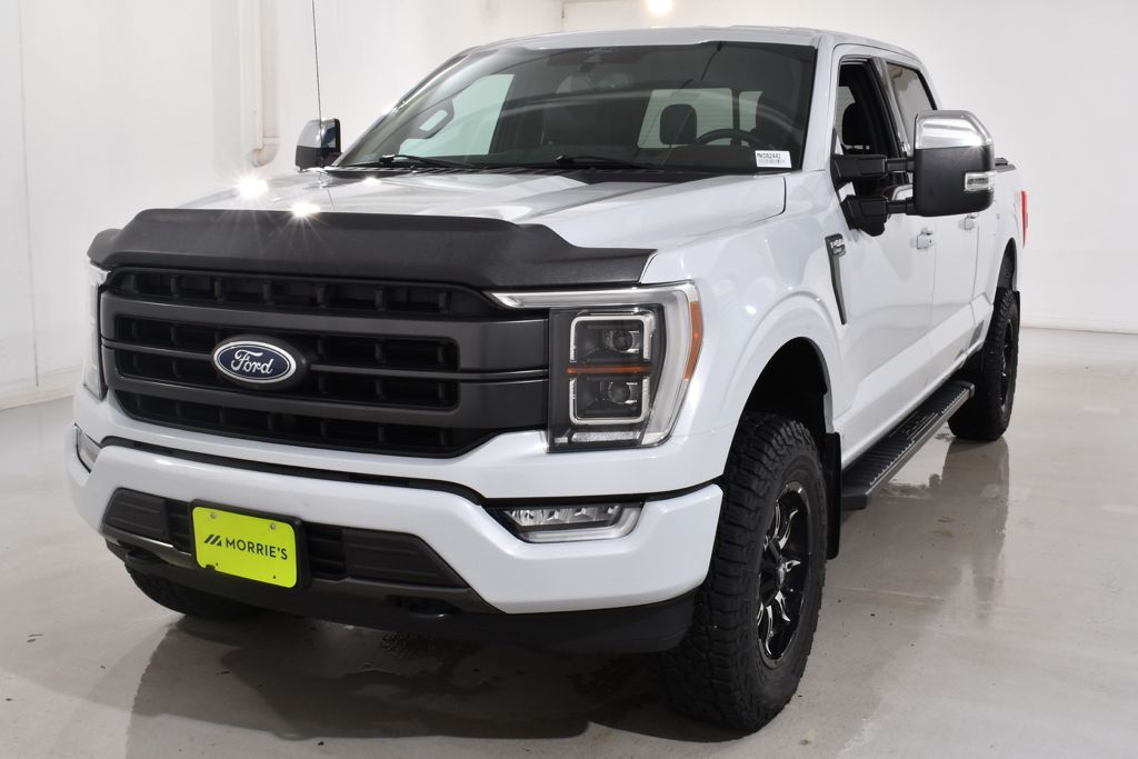 Used 2021 White Ford Lariat Flex Fuel image 2