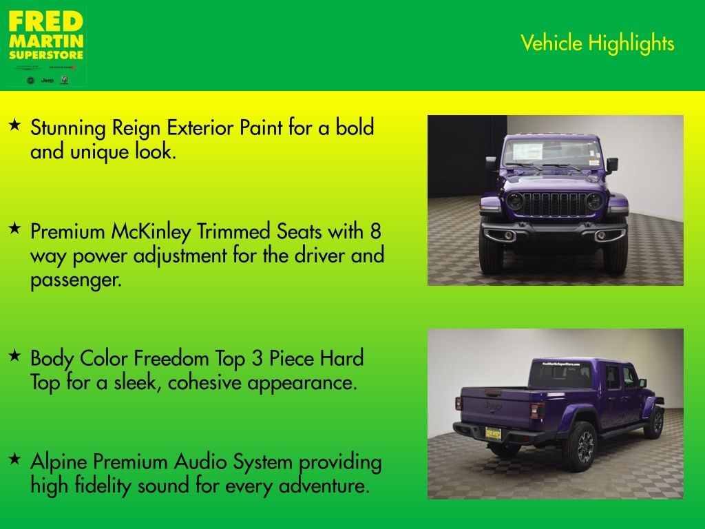 new 2026 Jeep Gladiator car, priced at $54,005