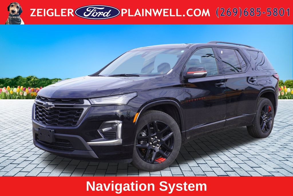 Black 2024 Chevrolet Traverse SUV / Crossover Four-Wheel Drive 9-Speed Automatic