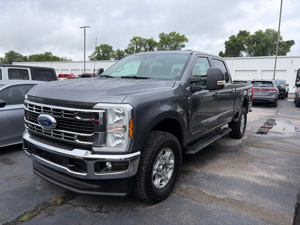 Gray Metallic 2025 Ford F-250 Super Duty Pickup Truck Four-Wheel Drive Automatic