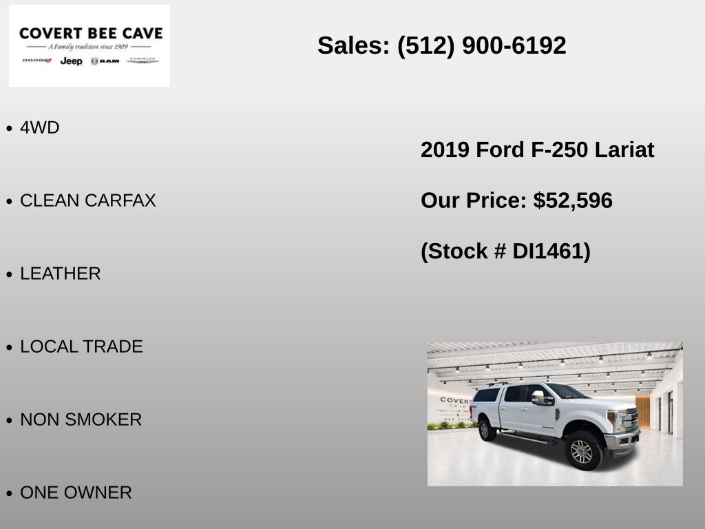 Used Car 2019 Ford F-250sd  Lariat For Sale Under $60,000 In Austin, Texas