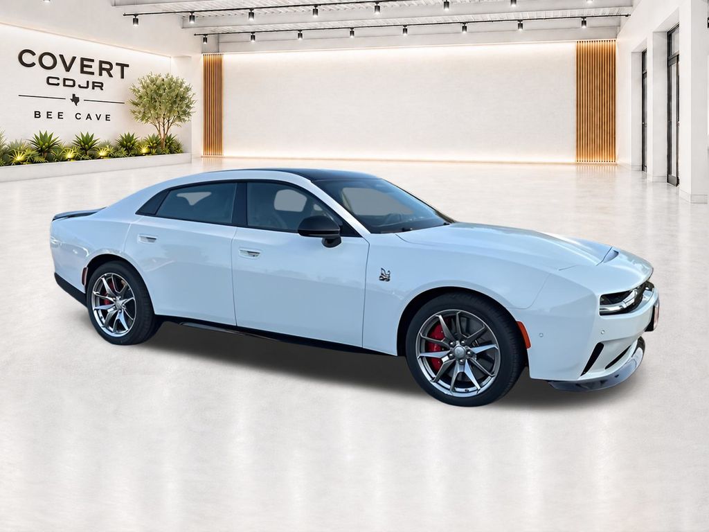 White 2026 Dodge Charger Sedan All-Wheel Drive 1-Speed Automatic