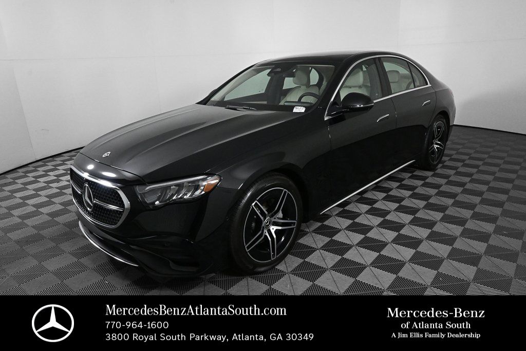 Black 2025 Mercedes-Benz E-Class E 350 RWD Sedan Rear-Wheel Drive 9-Speed Automatic
