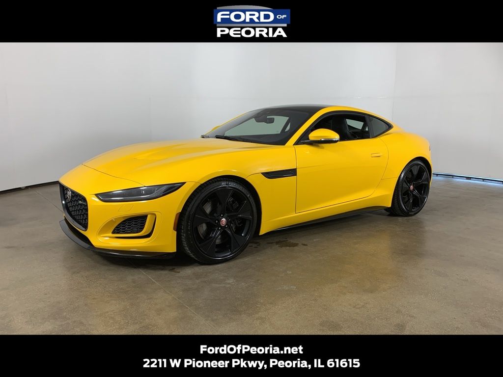 Sorrento Yellow Gloss 2021 Jaguar F-TYPE Coupe All-Wheel Drive 8-Speed Automatic