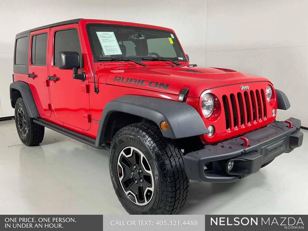 Used 2016 Red Jeep Unlimited Rubicon image 2