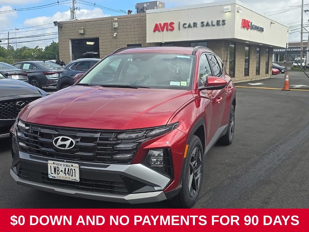 Red 2025 Hyundai Tucson SUV / Crossover All-Wheel Drive 8-Speed Automatic