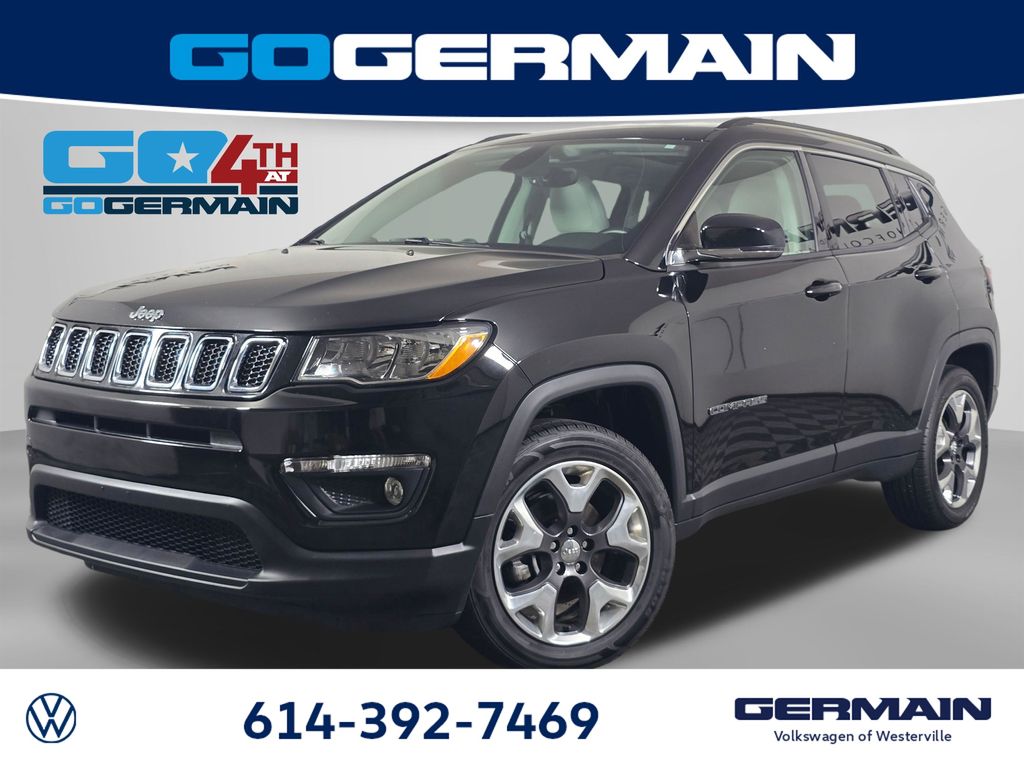 Diamond Black Crystal Pearlcoat 2018 Jeep Compass SUV / Crossover Four-Wheel Drive 9-Speed Automatic