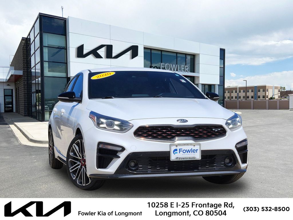 Snow White Pearl 2020 Kia Forte Sedan Front-Wheel Drive 7-Speed Automatic