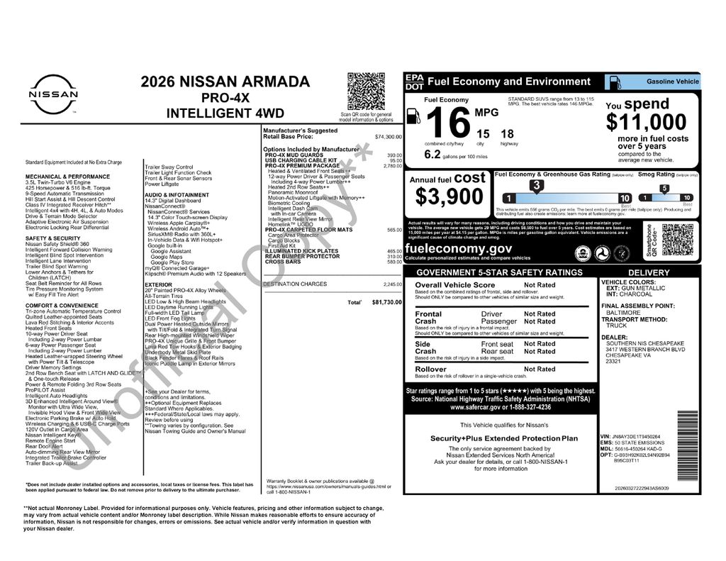 New 2026 Gray Nissan PRO-4X image 6