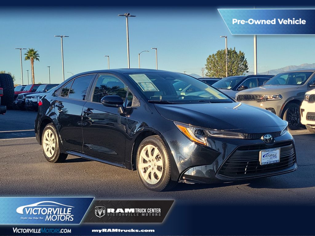 Midnight Black Metallic 2024 Toyota Corolla Sedan Front-Wheel Drive Continuously Variable Transmission