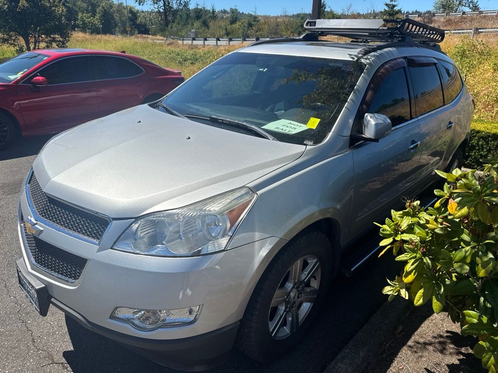 Silver Ice Metallic 2012 Chevrolet Traverse SUV / Crossover All-Wheel Drive 6-Speed Automatic Overdrive