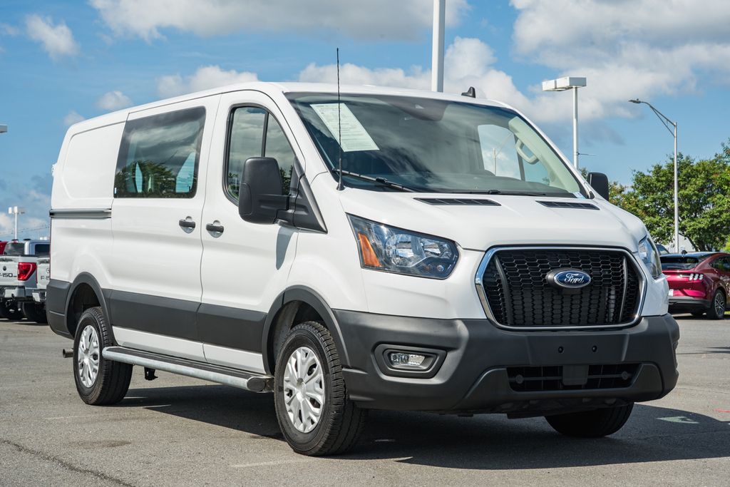 Oxford White 2025 Ford Transit Cargo Van Rear-Wheel Drive