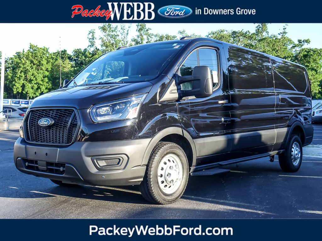 Black Metallic 2026 Ford Transit Cargo Van All-Wheel Drive