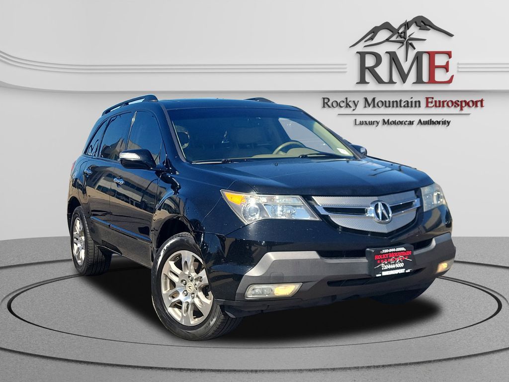 Formal Black 2008 Acura MDX SH-AWD SUV / Crossover All-Wheel Drive 5-Speed Automatic