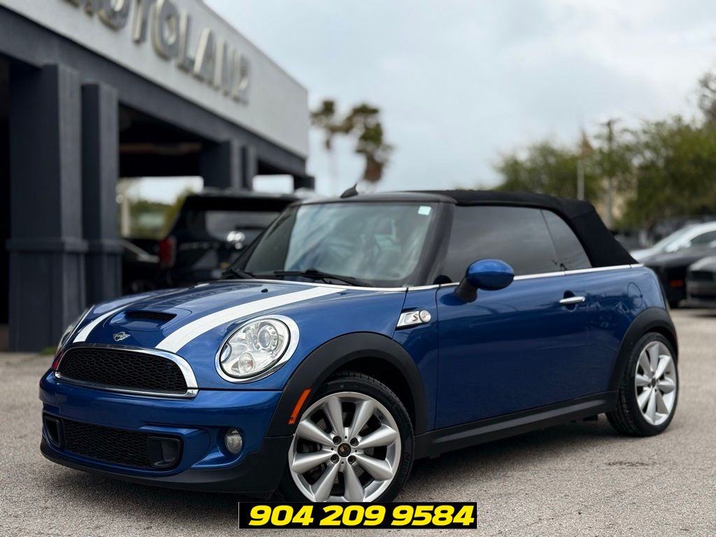 Lightning Blue Metallic 2012 MINI Cooper S Convertible Convertible Front-Wheel Drive 6-Speed Manual Overdrive
