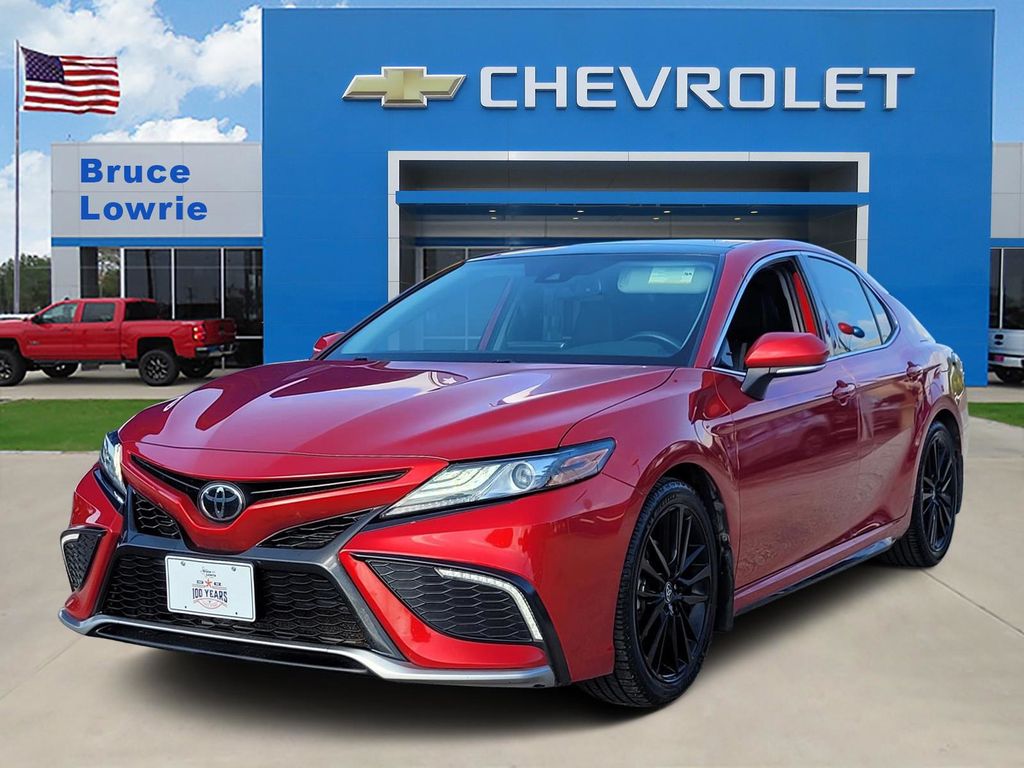 Red 2023 Toyota Camry XSE FWD Sedan Front-Wheel Drive 8-Speed Automatic