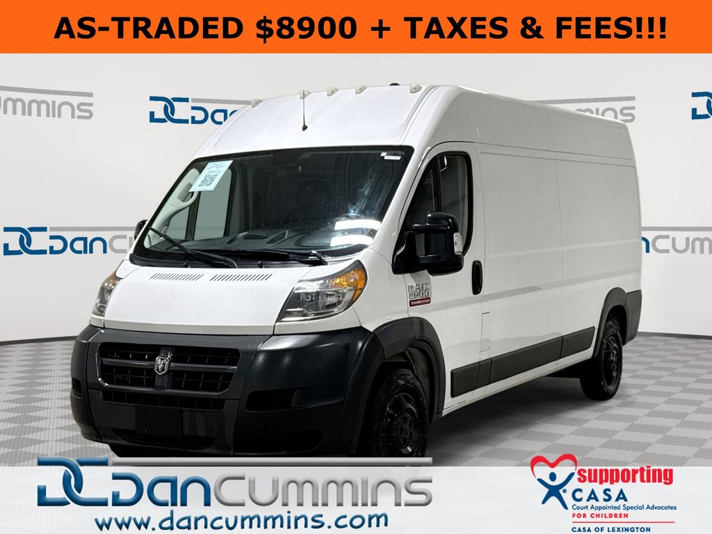 Bright White Clearcoat 2018 RAM ProMaster Van Front-Wheel Drive 6-Speed Automatic
