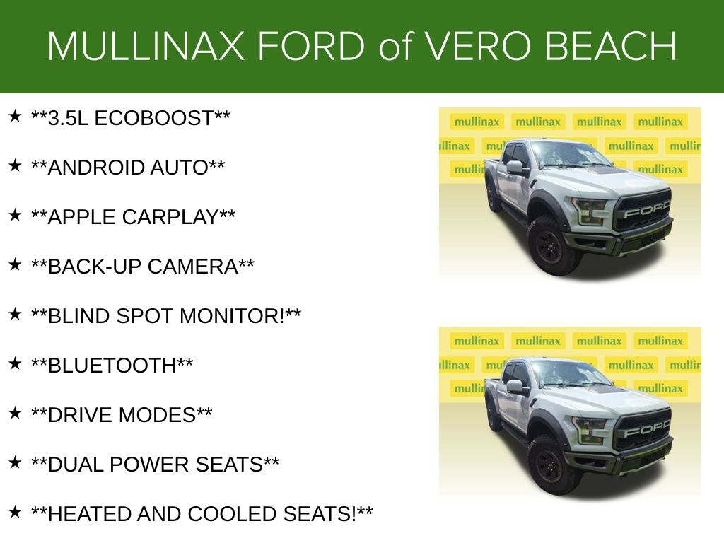 Used 2017 White Ford Raptor image 6