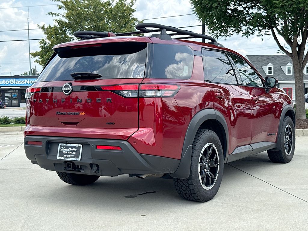 2025 Nissan Pathfinder Rock Creek Scarlet Ember Tintcoat - Jim Hudson Acura - Image 8