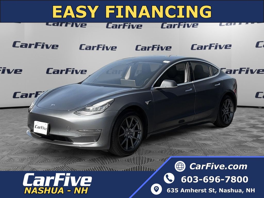 Gray 2020 Tesla Model 3 Long Range AWD Sedan All-Wheel Drive 1-Speed Automatic